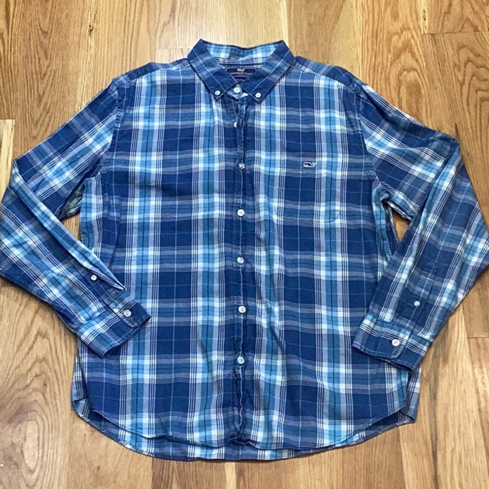 Men’s Vineyard Vines Slim Fit Tucker Shirt, Size XL